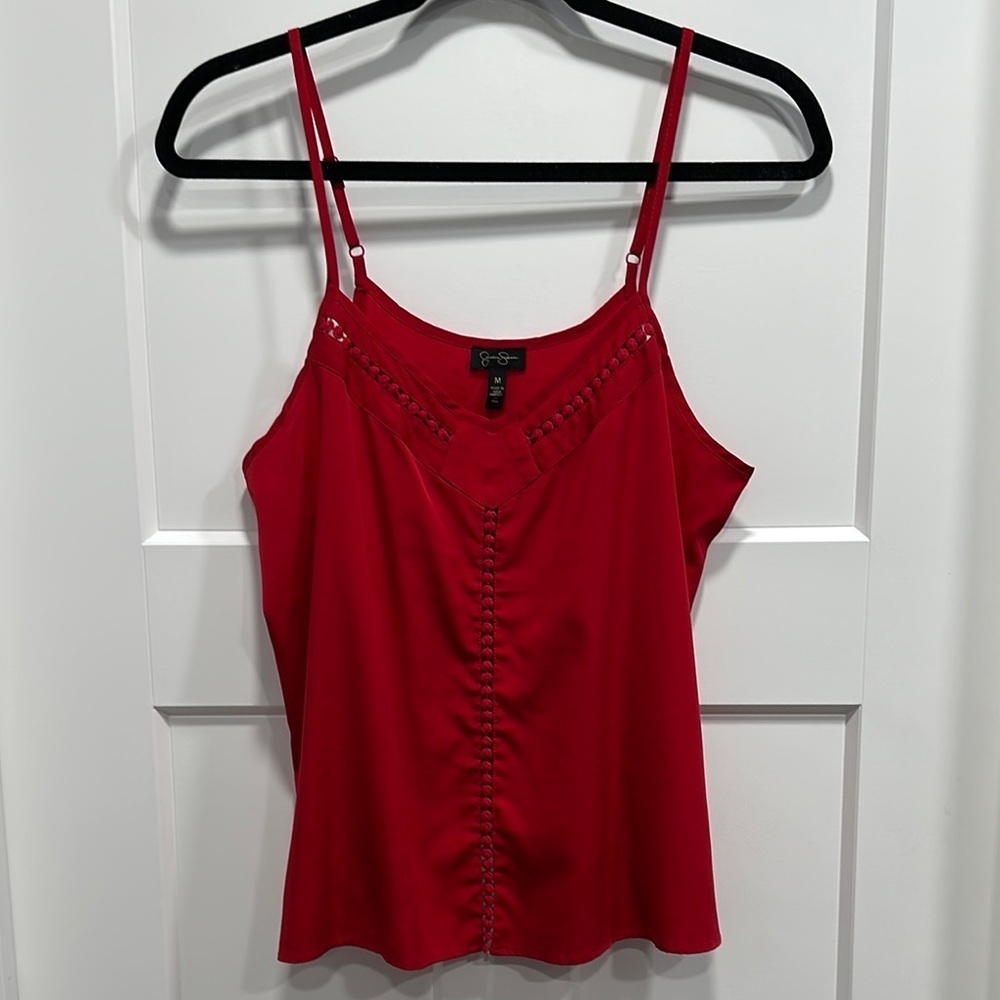 Red Women's Top - Size Medium